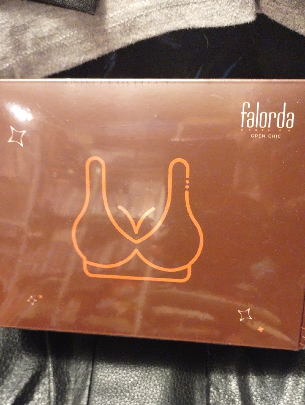 Falorda Womens Brown Bra - Supportive Everyday Comfort